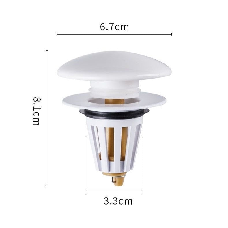 Bathroom Sink Stopper Drain Filter with Hair Catcher with its size