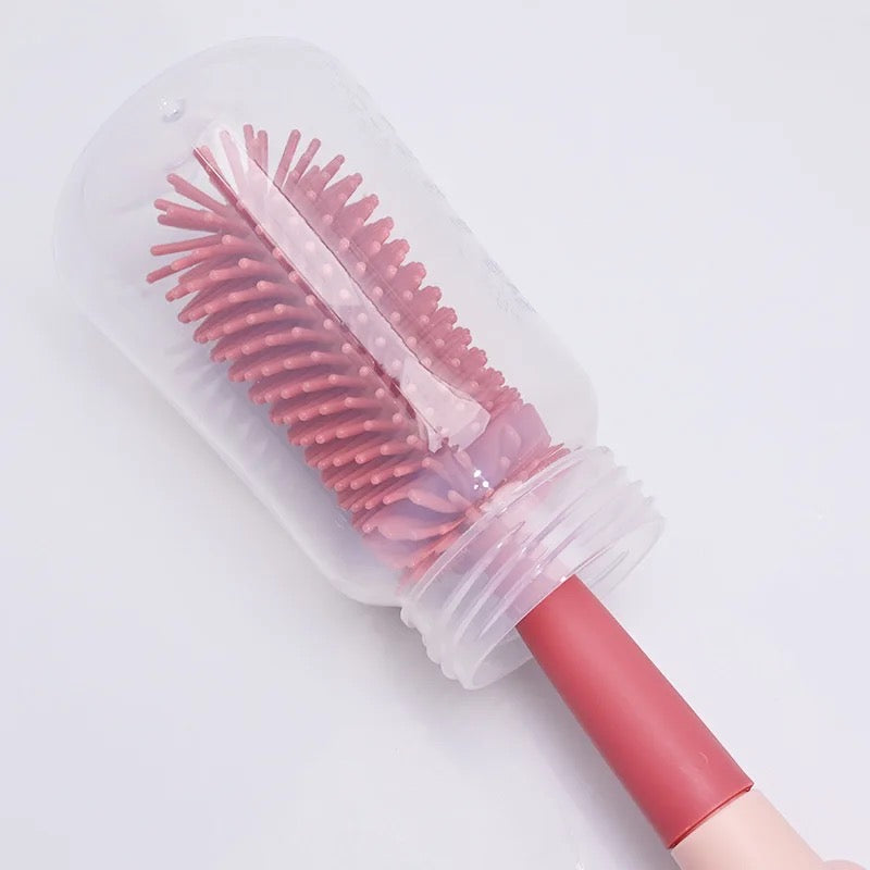 Edges Cleaning Brush Set in a plastic bottle