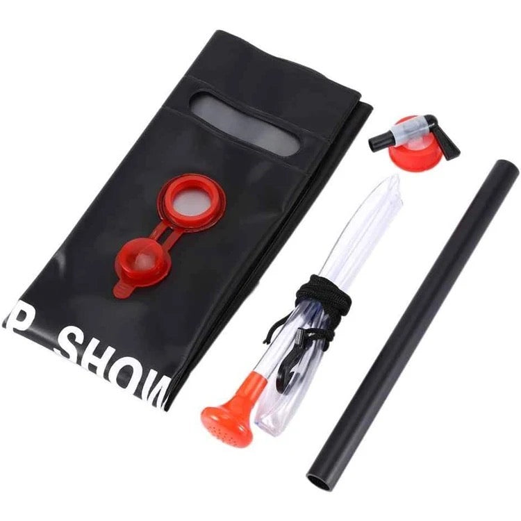 Portable Camp Shower, 5 Gallon/ 20 Liter Shower Solar Camping Bag for Summer Camping Outdoor Travel - Product Dismantle View