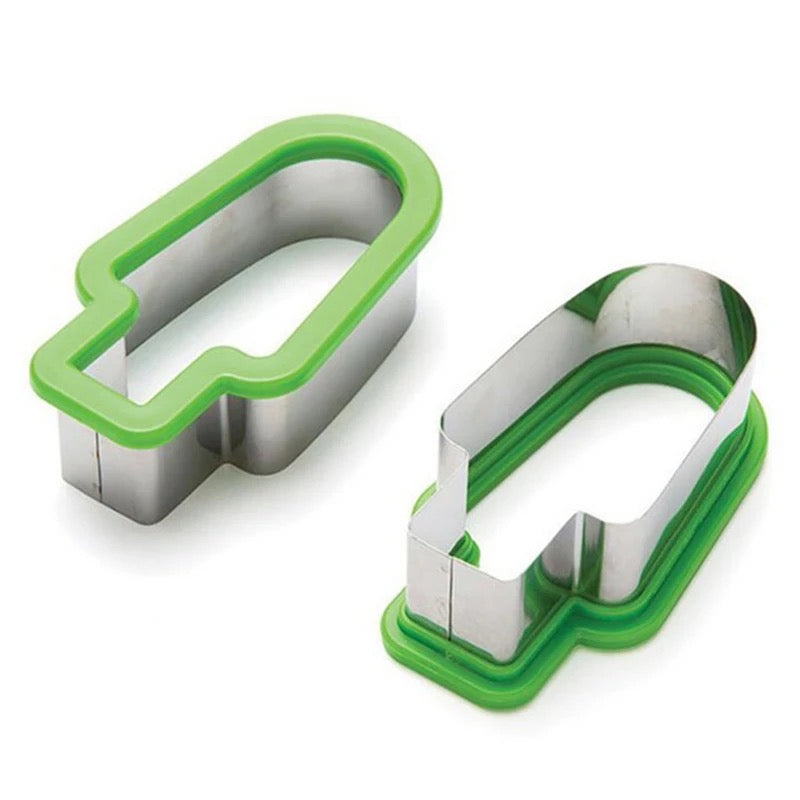 Creative Watermelon Slicer Ice Cream Popsicle Shape Cutter Mold Tool - Product Upside Down View