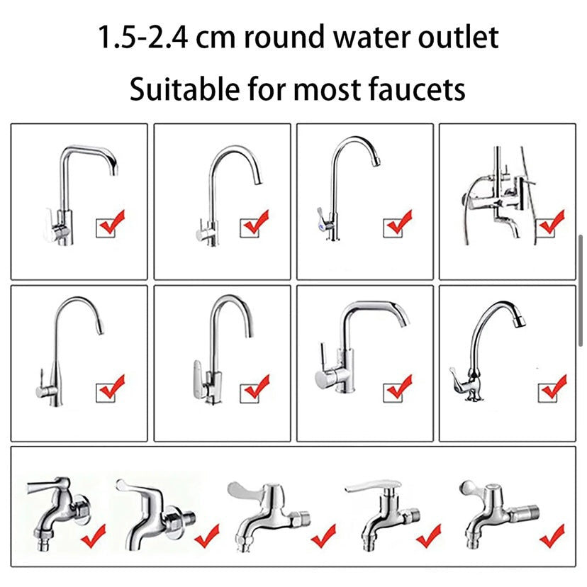A sleek faucet water purifier designed for kitchen sinks, effectively filtering water for a cleaner and healthier drinking experience