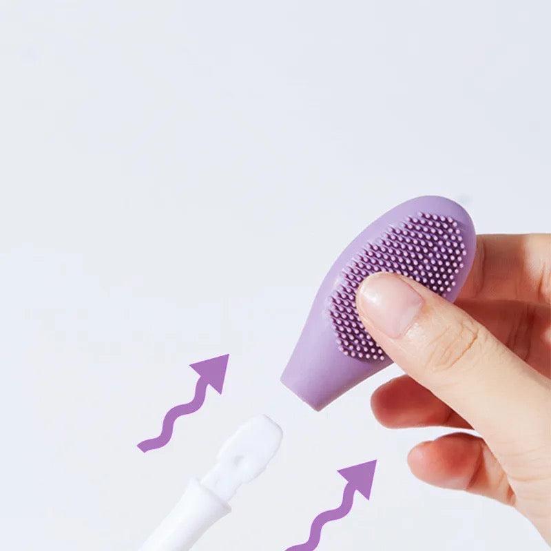 showcasing their unique characteristics of Double-Head Facial Mask Brush - Brushes for DIY Mud Masks, Cleansing, and Skincare