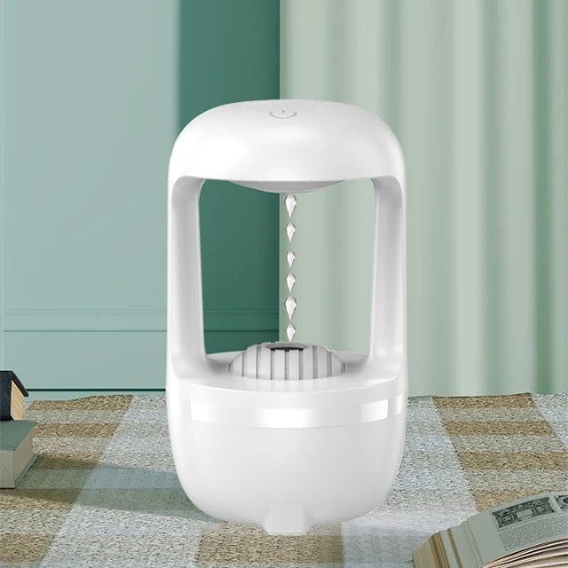 Anti-Gravity Water Drop Humidifie placed on a table