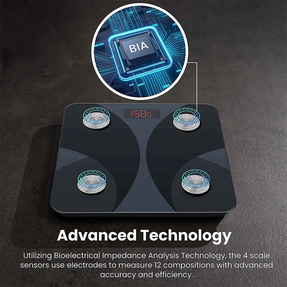 Bluetooth Body Fat Scale, showcasing advanced technology