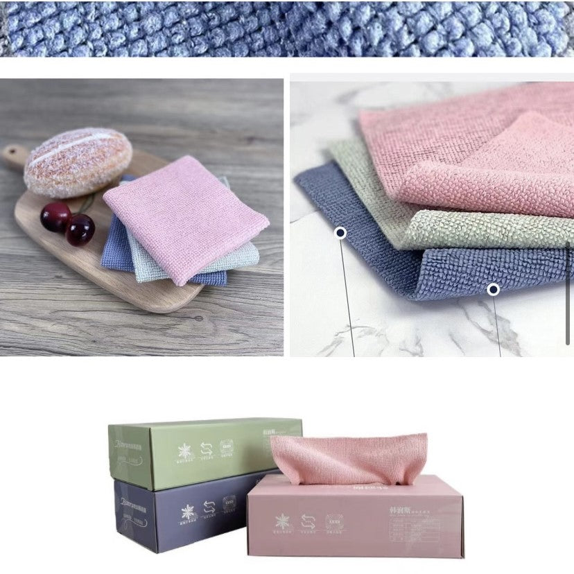 20pcs Kitchen Dish Cloths, Super Absorbent Microfiber Cleaning Cloth For  Cleaning Dishes, Kitchen, Bathroom, Car (Grey & Green)