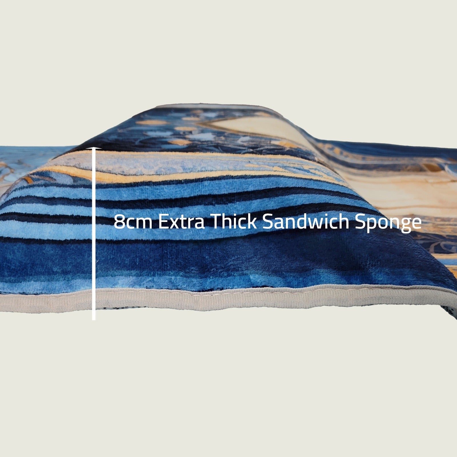 Thickness Of Sponge Used in Islamic Prayer Mat.