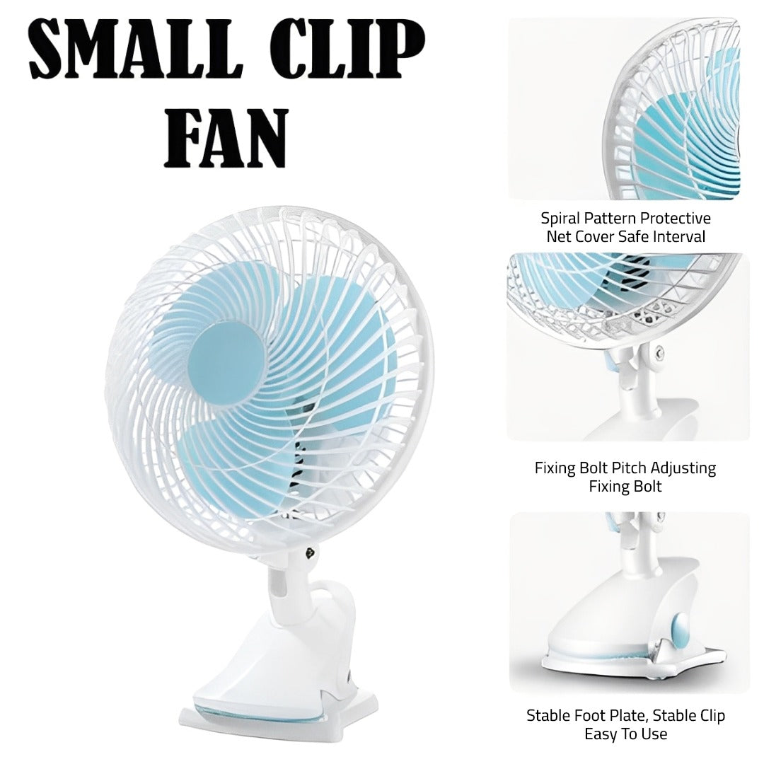 Parts Details Of JIHAM 8-Inch Table & Clip Fan.