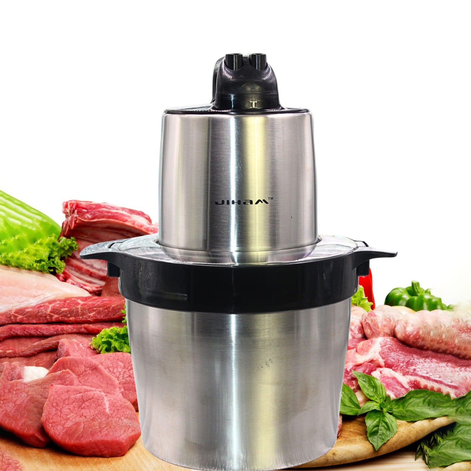 JIHAM Stainless Steel Electric Chopper.