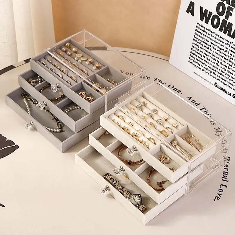 Jewelry Organizer Box Organized With Jewelries.