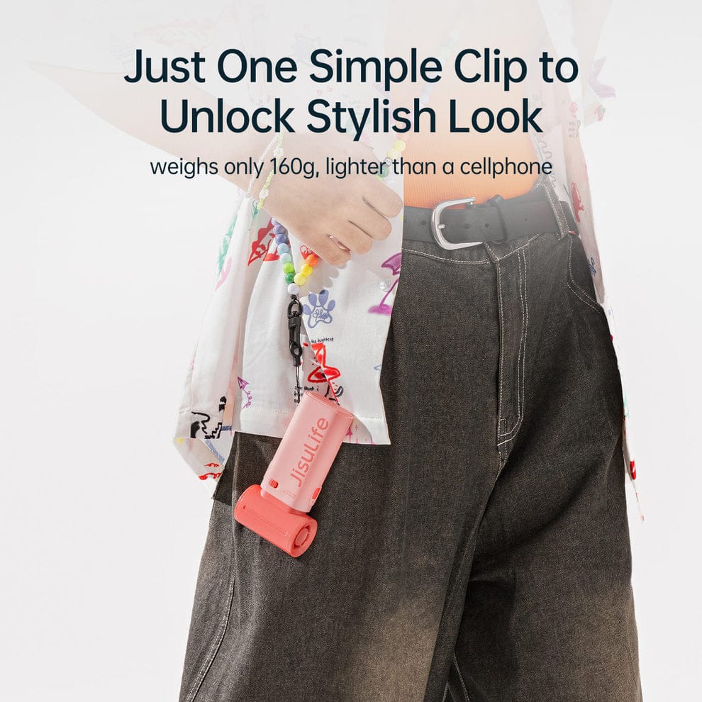 Someone is Holding JisuLife Handheld Fan Life9.