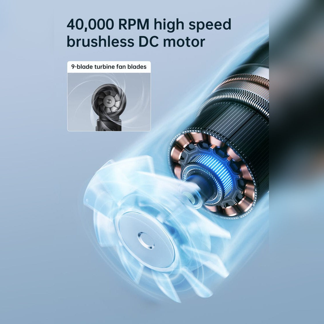 Motor Design Of JisuLife Handheld Fan Life9.