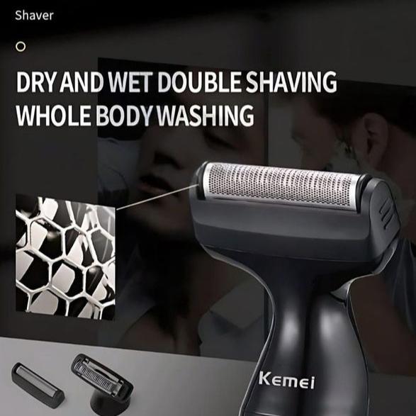 Kemei Professional Design 3 in 1 Electric Multi-function Men's Grooming Set