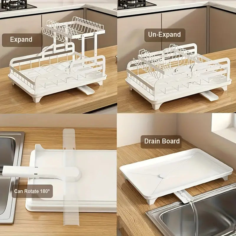 Features Of Kitchen Dish Drying Organizer Rack.