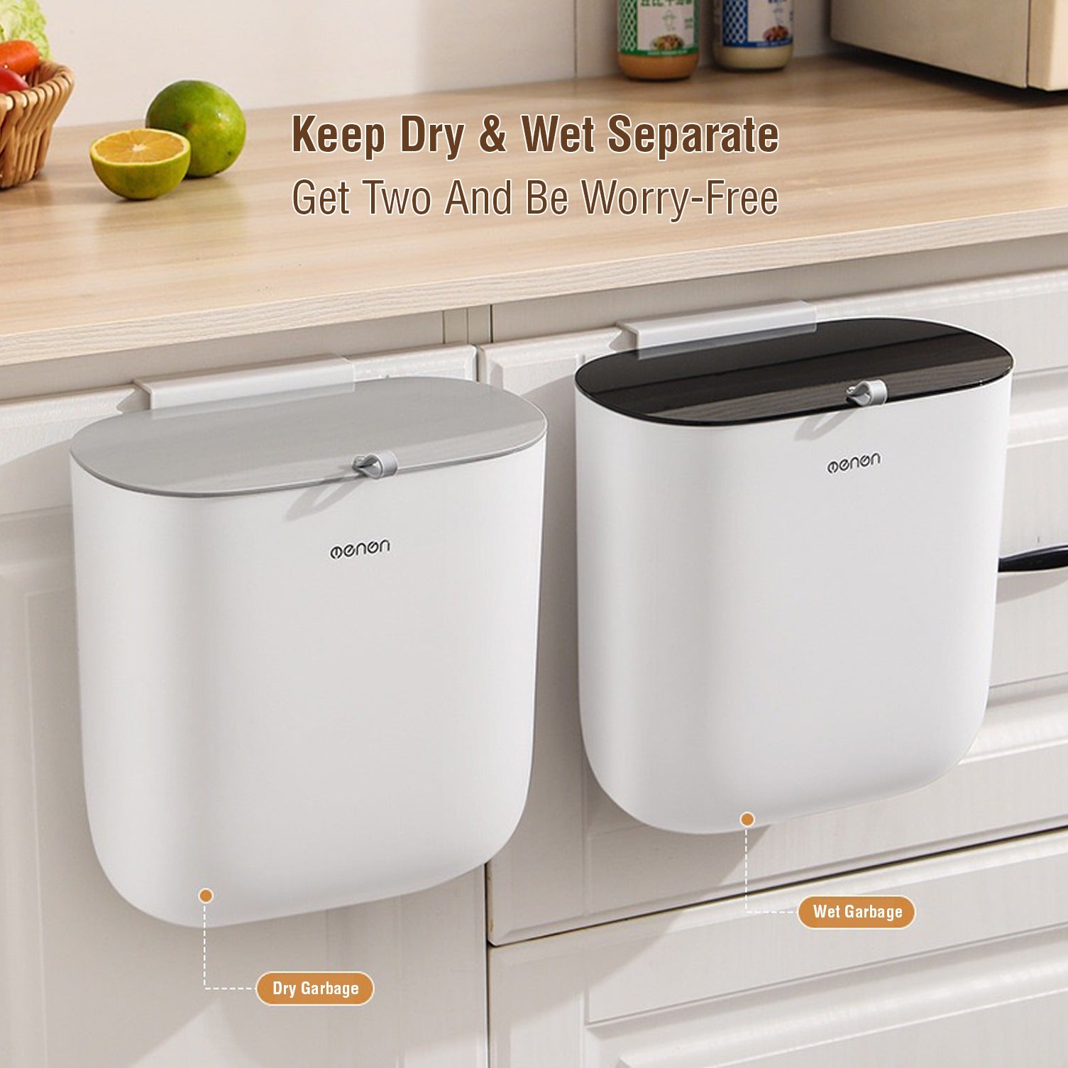 Kitchen Garbage Bin in 2 Variants.