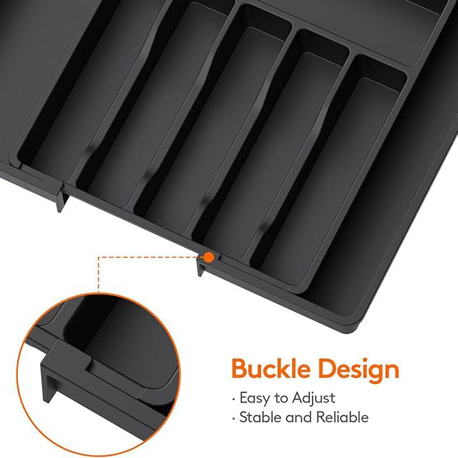 Buckle Design Of Kitchen Tableware Storage Box.