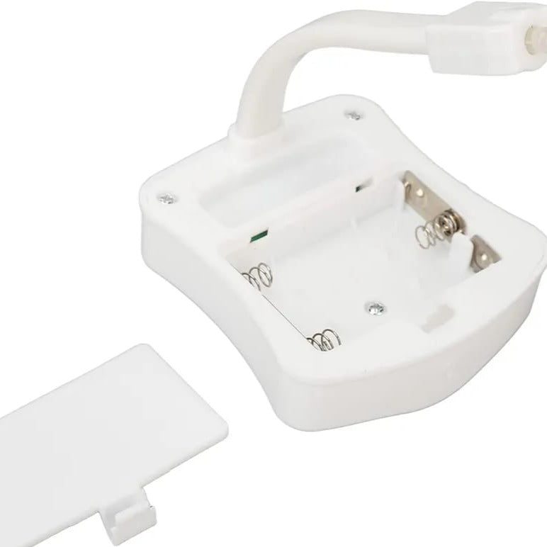 Backside of Motion Activated LED Toilet Night Light .