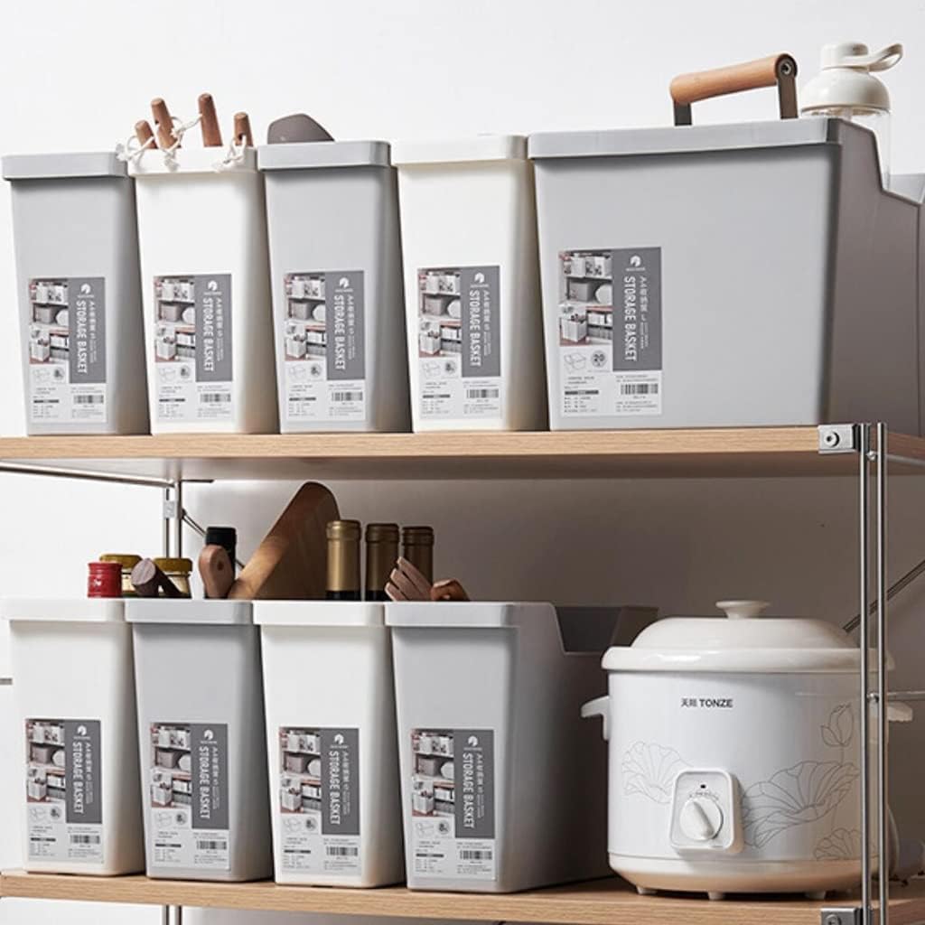 Large Capacity Cabinet Organizing Storage Box placed on the shelf