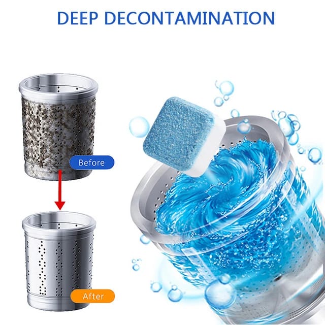 Washing Machine Cleaning Tablet with deep decontamination