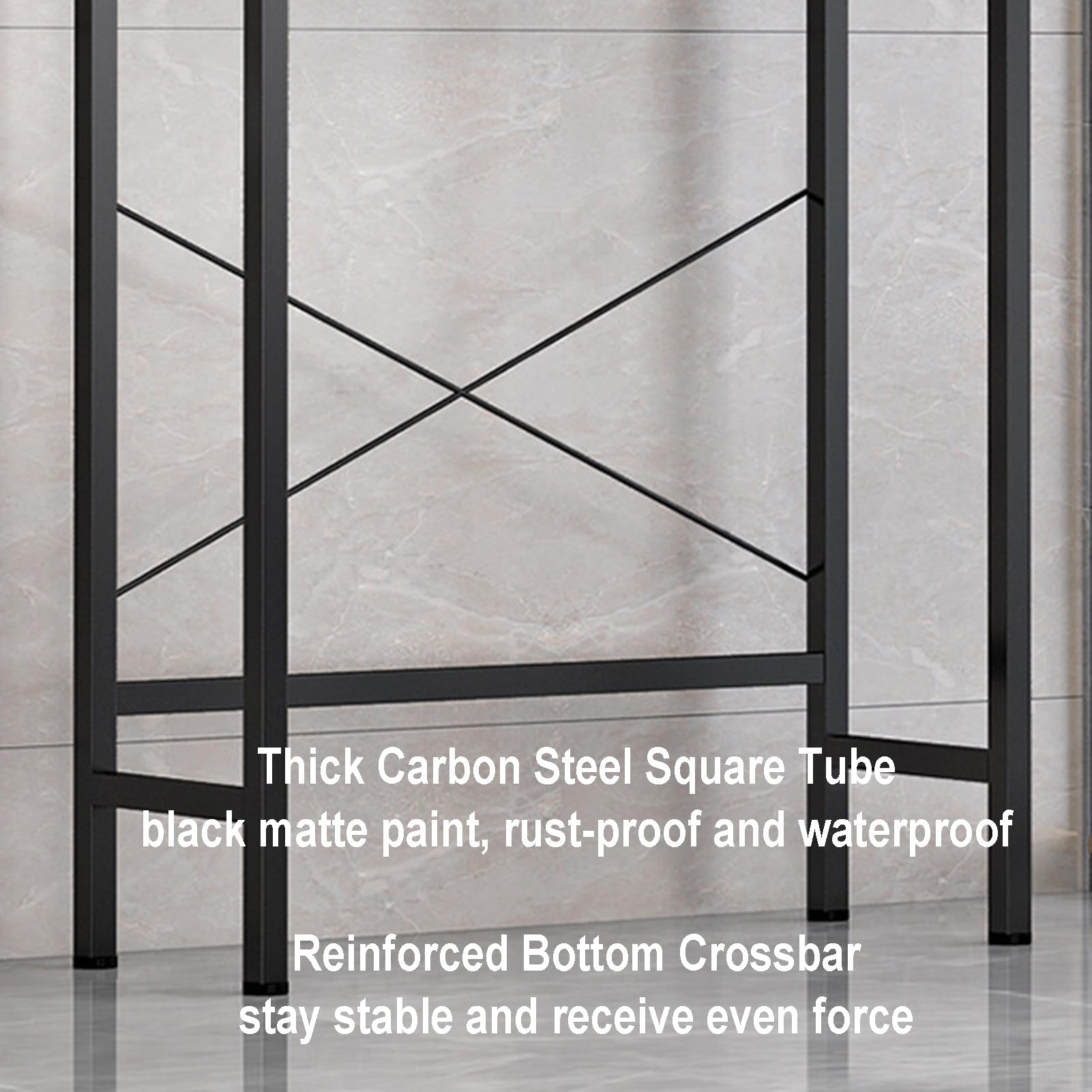 Footrest of Laundry Room Storage Cabinet Organizer.