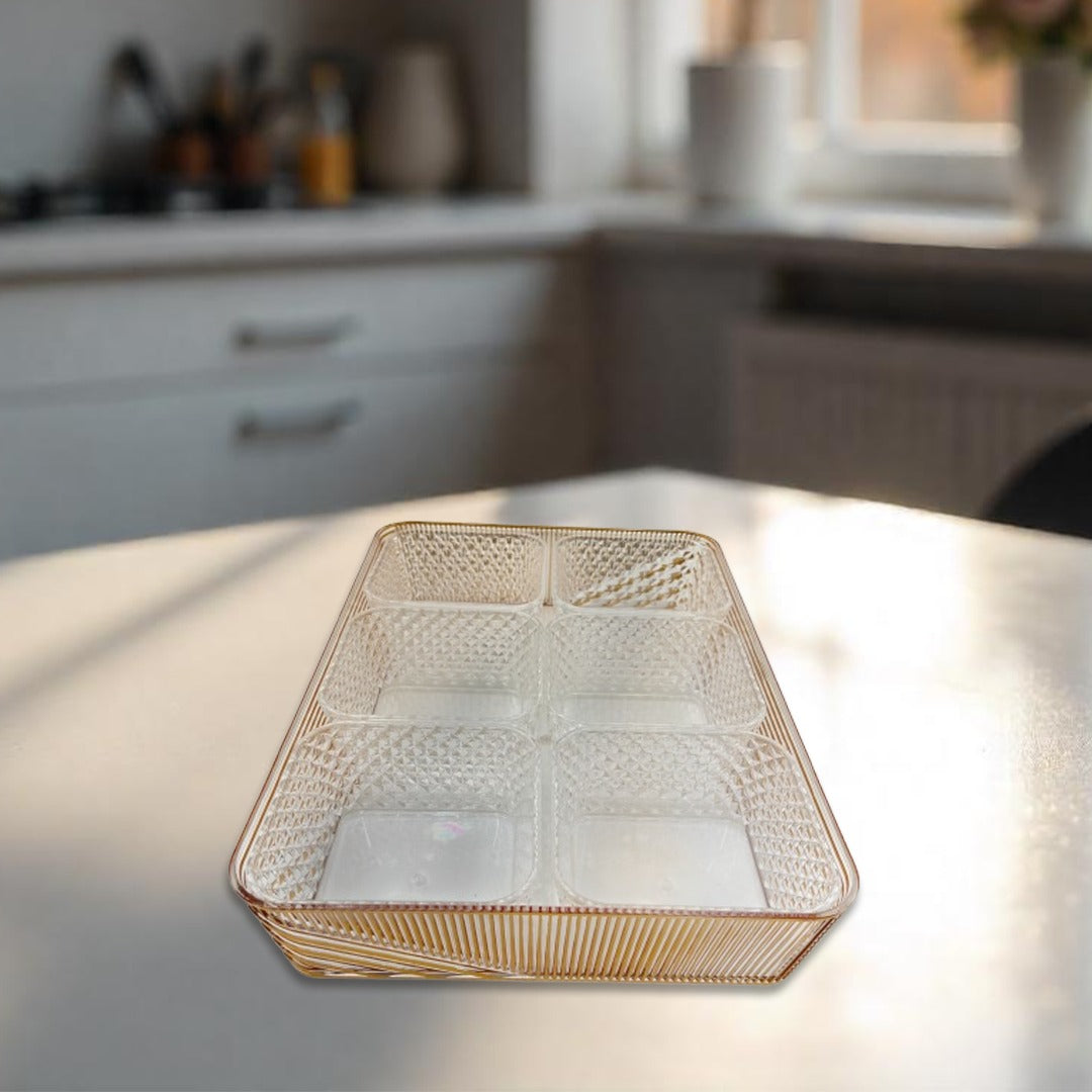 Candy Storage Box with Divided Sections.