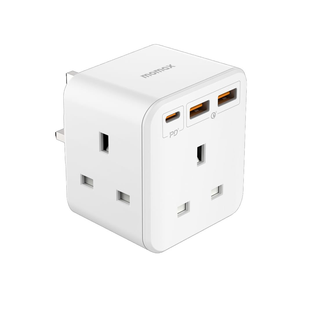 Modern design cube extension with multiple outlets