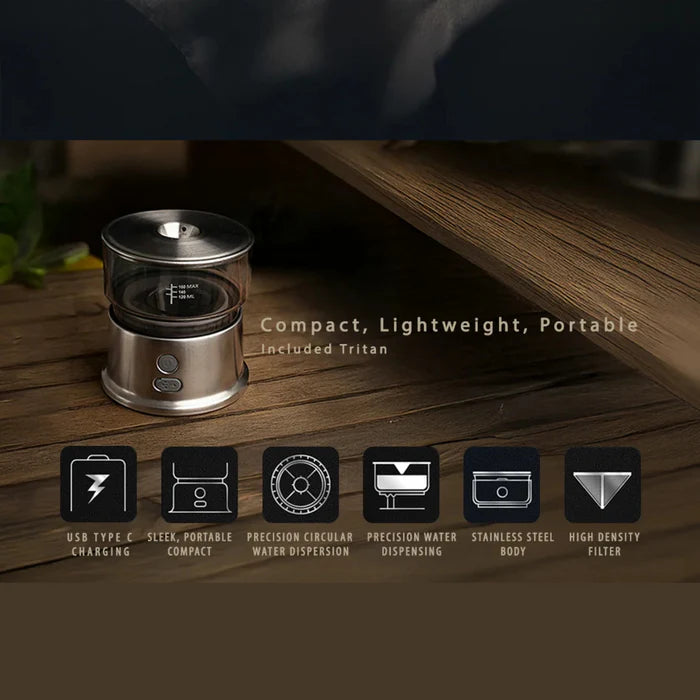 Features Of MacDrip 2.0 Portable Electric Coffee Maker.