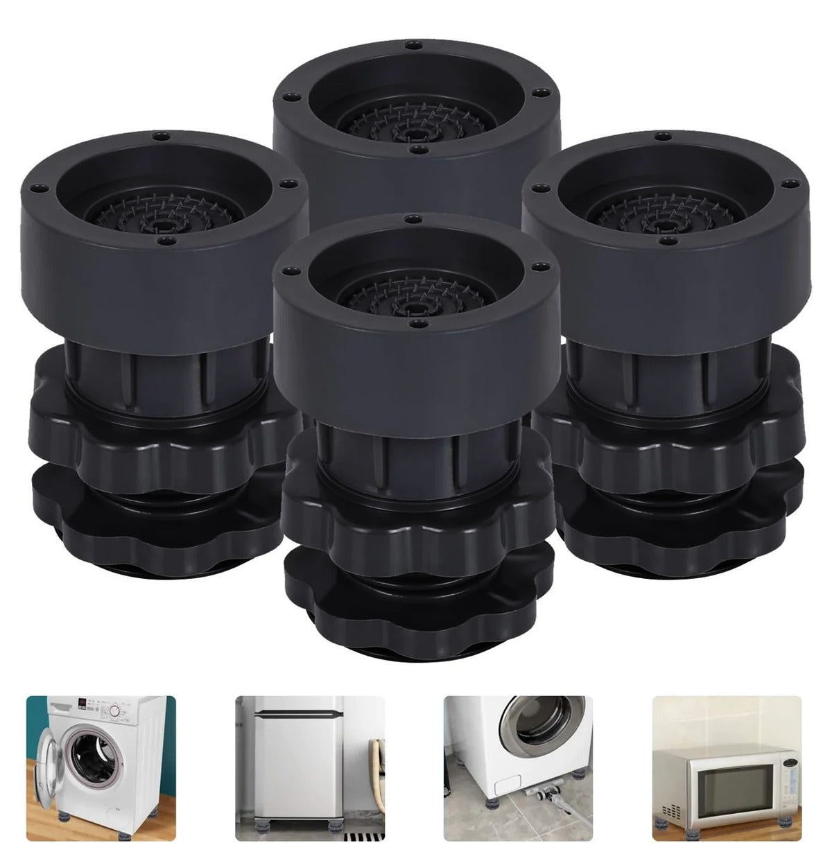 وسادة صدمات قابلة للتعديل لعزل الاهتزازات وتثبيت الأرجل لغسالة الملابس