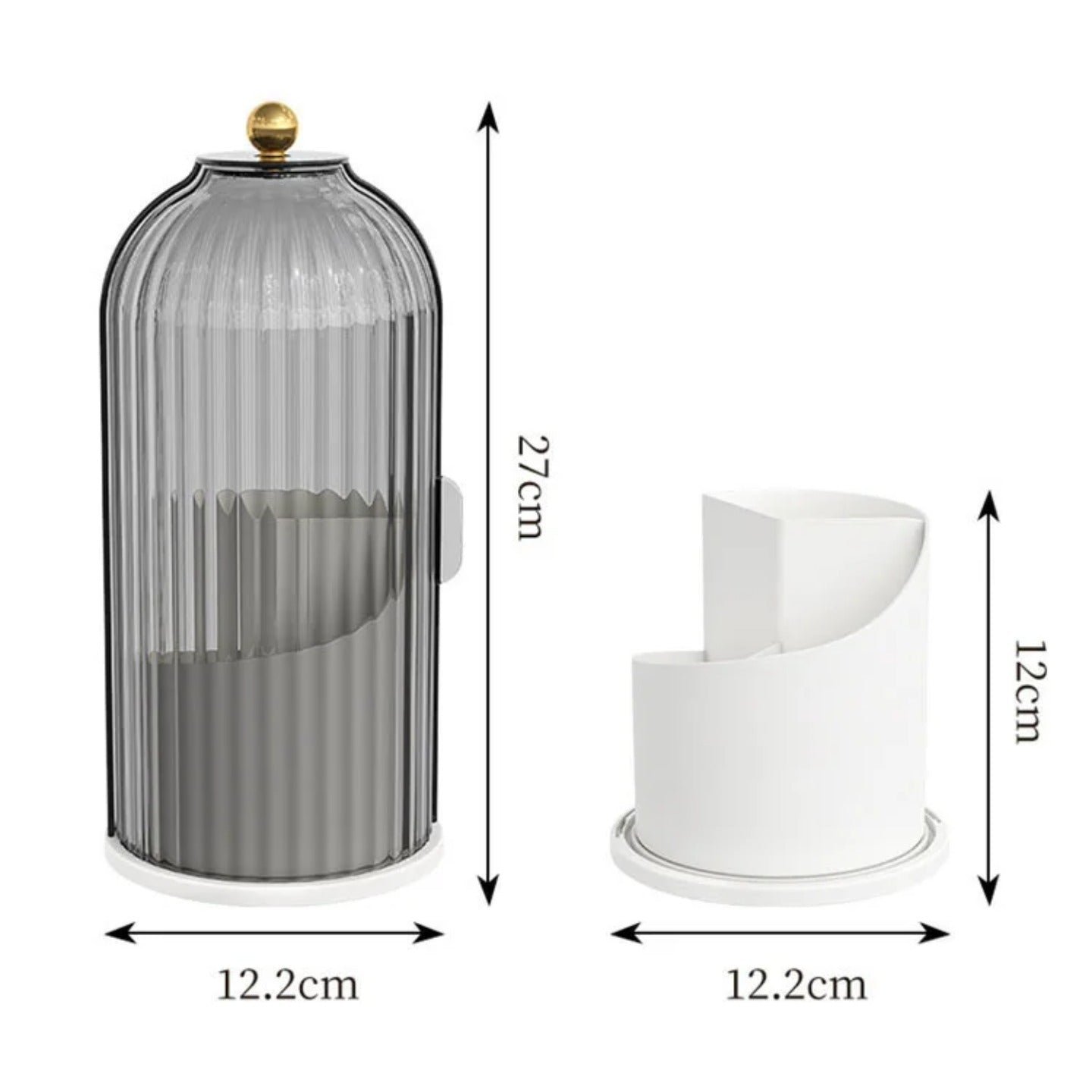 Size Of Makeup Brush Holder Organizer Stand.