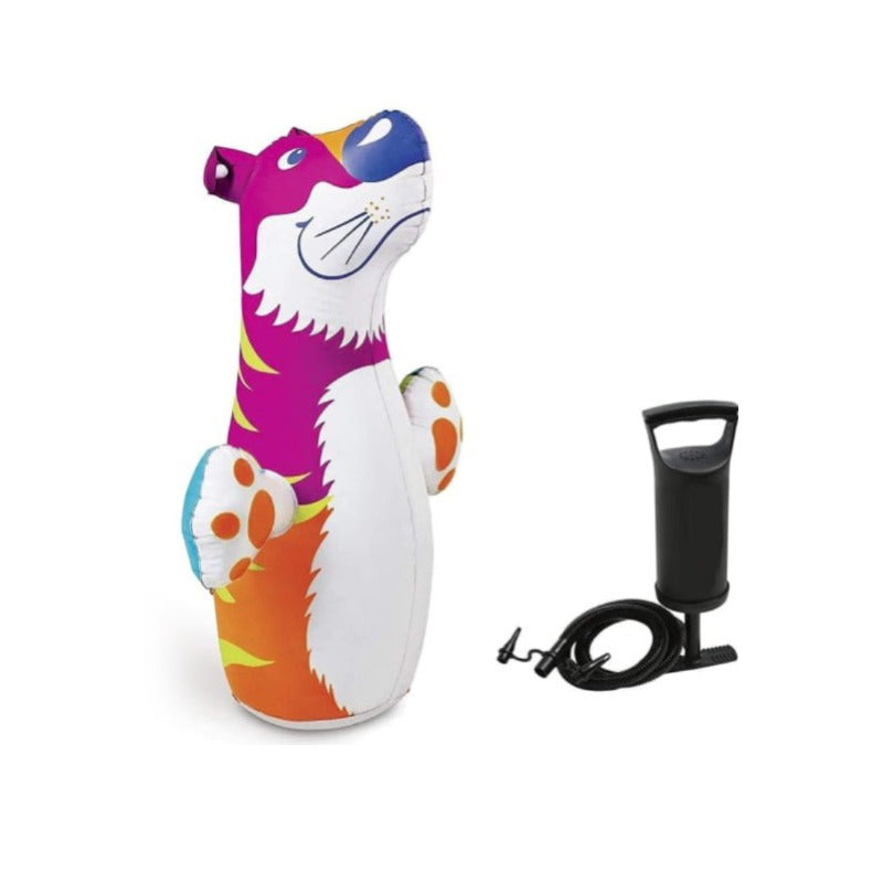 Manual Air Pump is Placed Next to Toy Balloon.