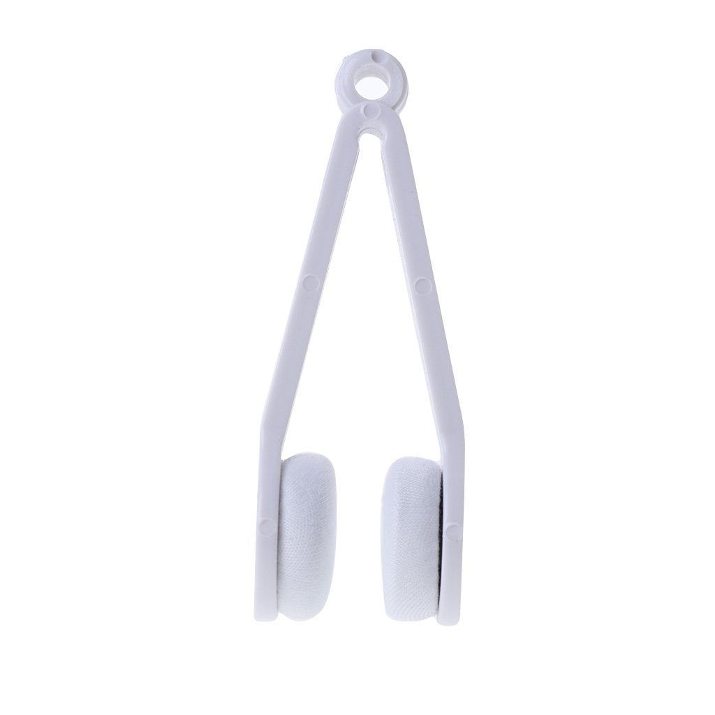 Microfiber Eyeglass Cleaning Tool in White color