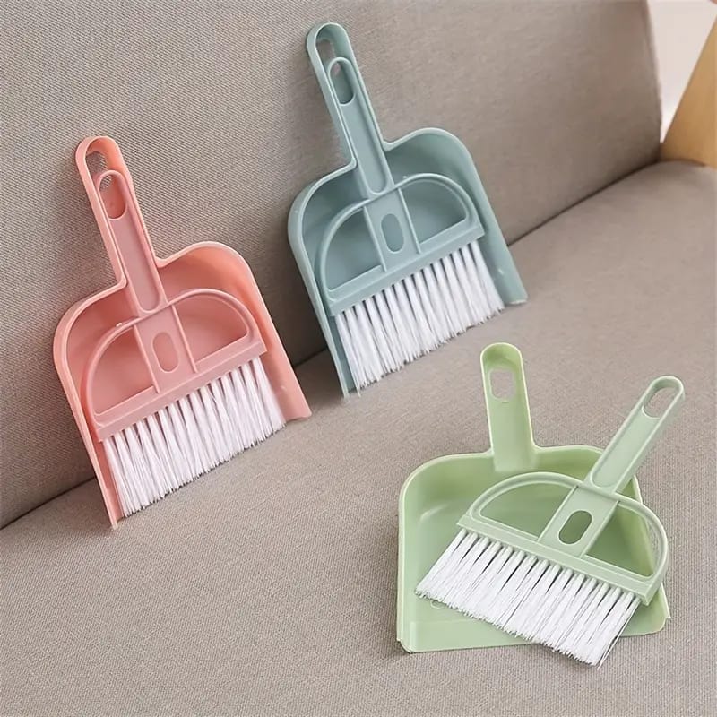 Mini Dustpan Broom Set in 3 Variants.
