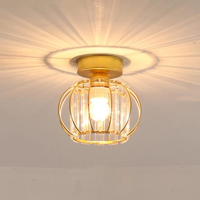 Modern Crystal Ceiling Lampshade.
