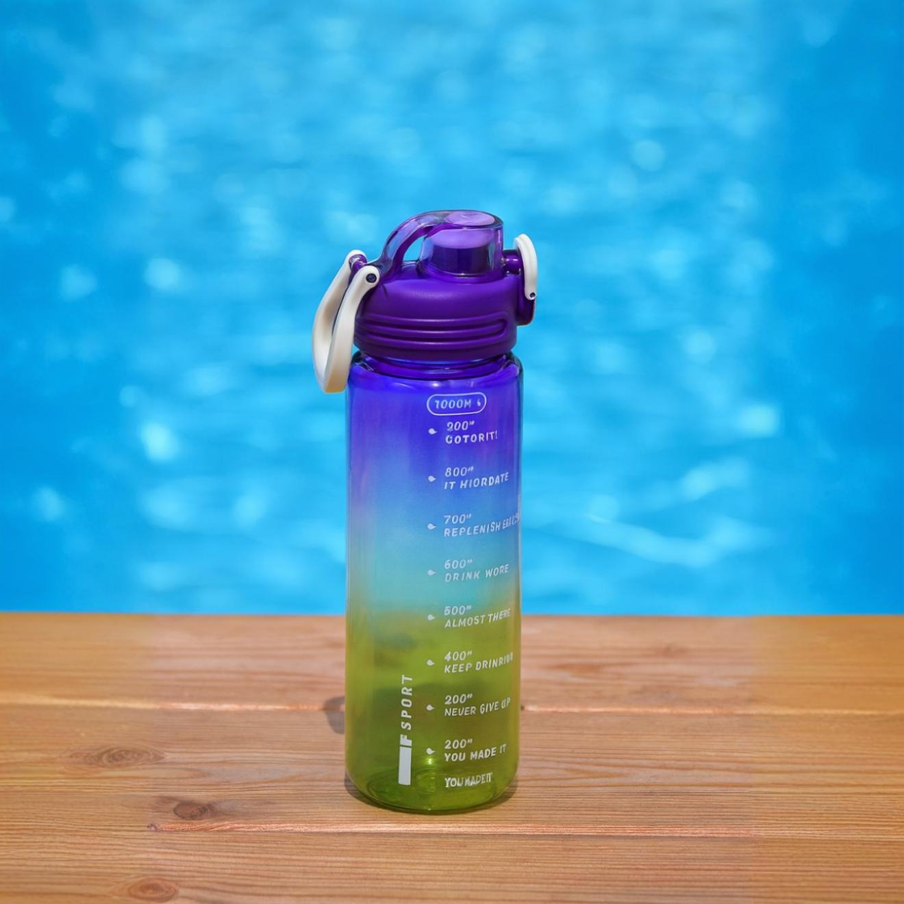 A Motivational Water Bottle.