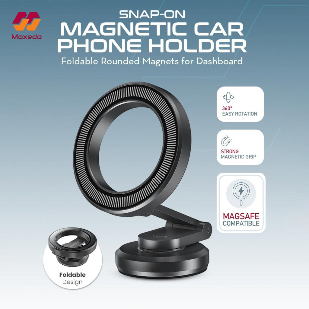 Moxedo Snap-On Magnetic Car Phone Holder.