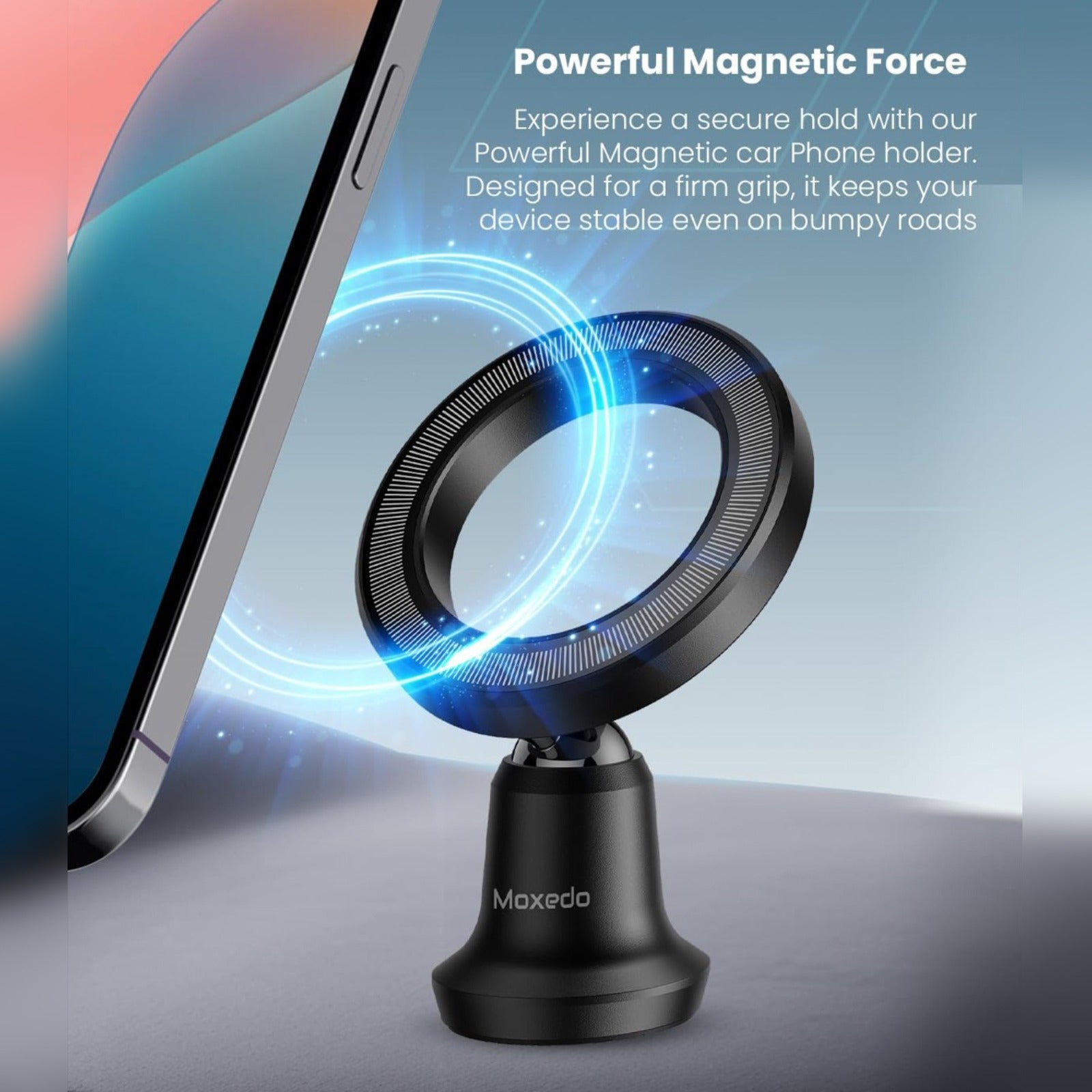 Moxedo Snap-On Magnetic Car Phone Holder.