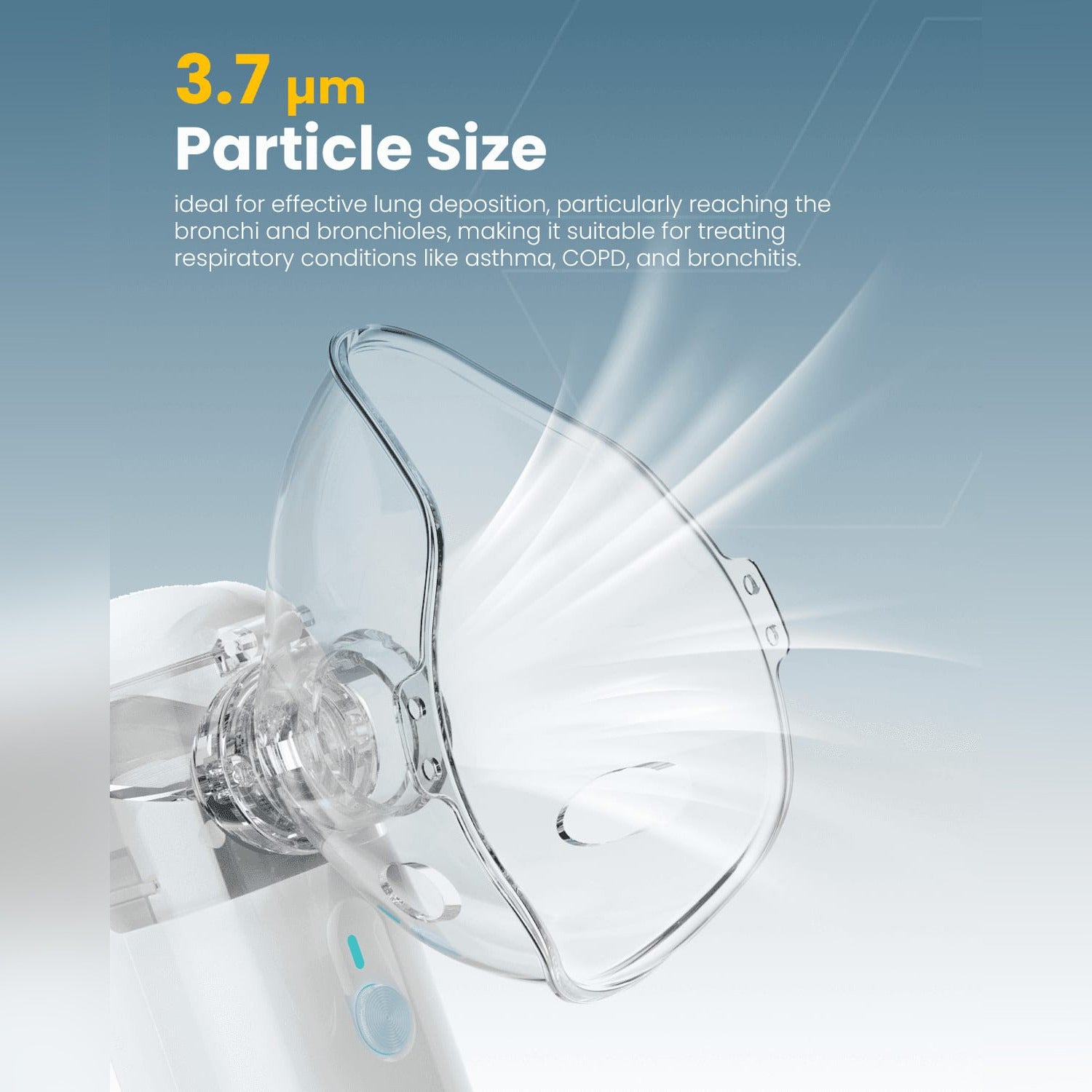 Moxedo Portable Mesh Nebulizer.