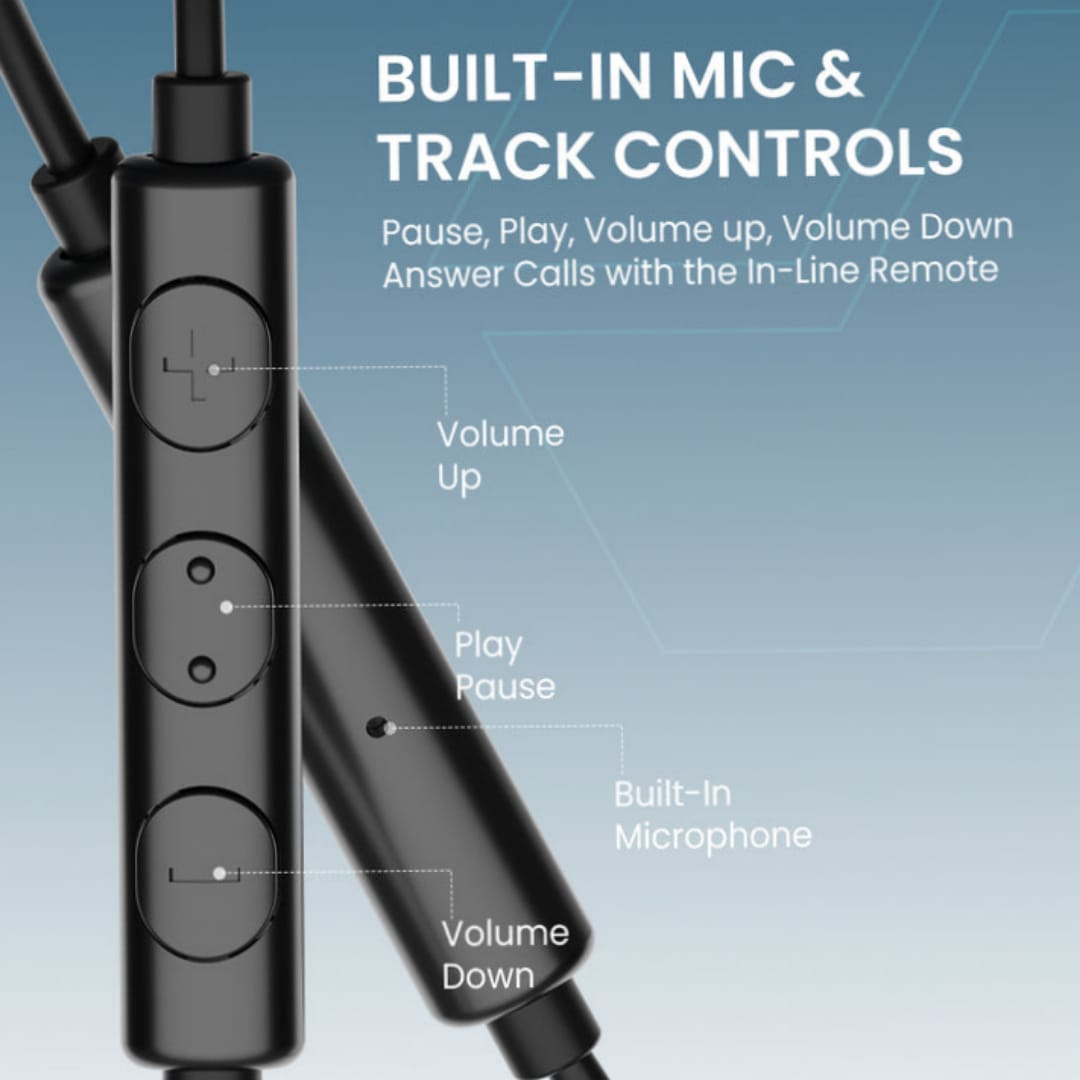 Parts Of Moxedo Wired Stereo Type- C Earphone.