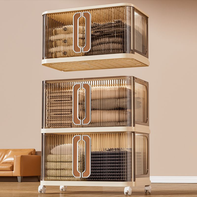 Stacking Of Multi-Layer Movable Storage Cabinet.