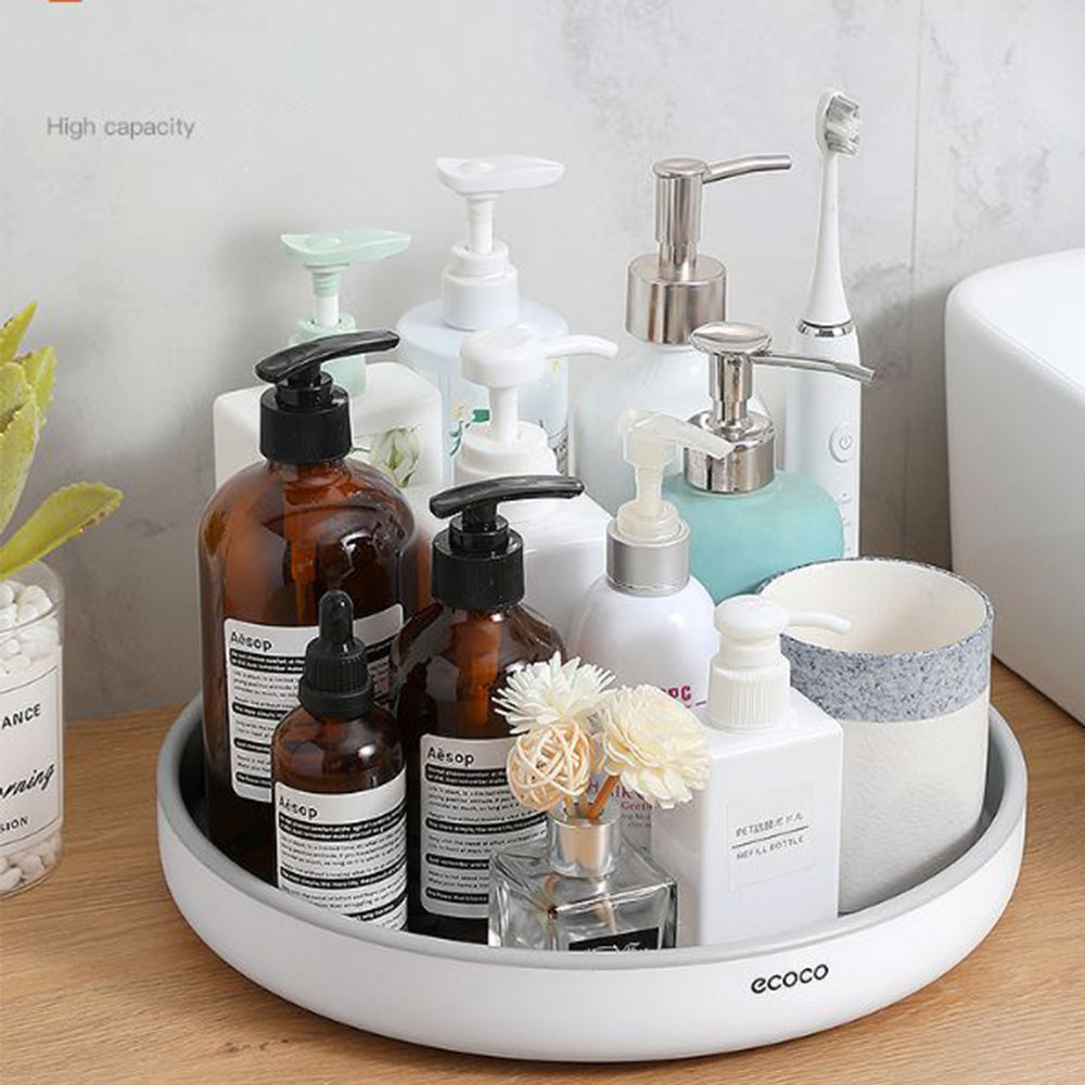 Close-up view of the Ecoco 360° Rotating Storage Tray