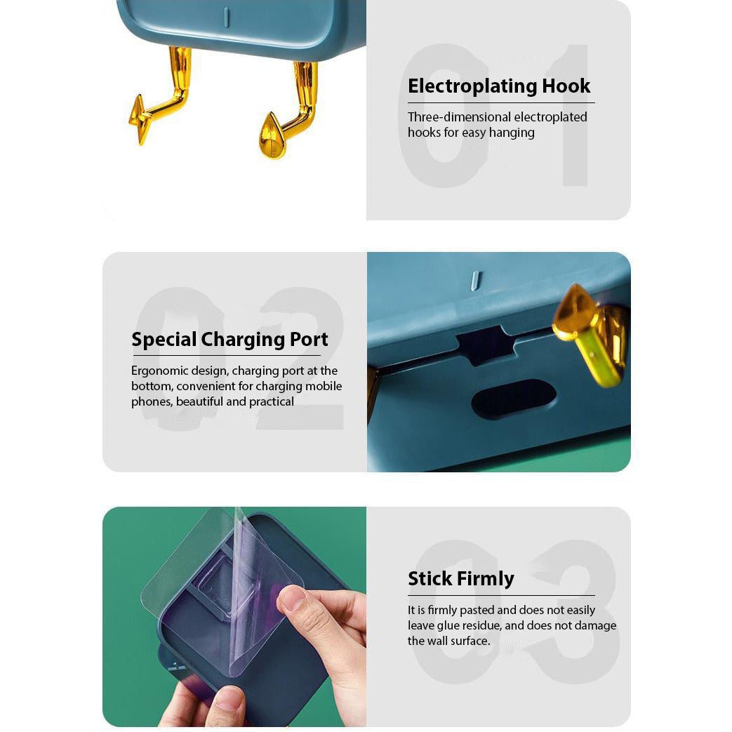 Features Of Multi-Purpose Wall-Mounted Storage Rack.