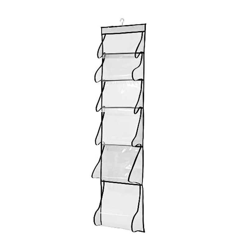 Multi-layer Handbag Hanging Organizer in black color