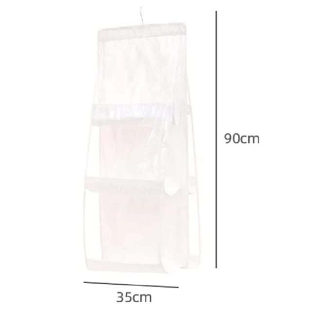 Multi-layer Handbag Hanging Organizer with its size