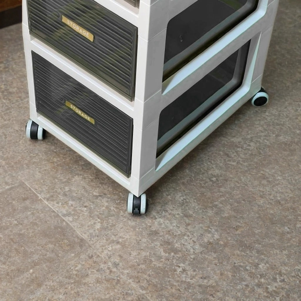 Bottom Portion Of Multi-layer Storage Cabinet.