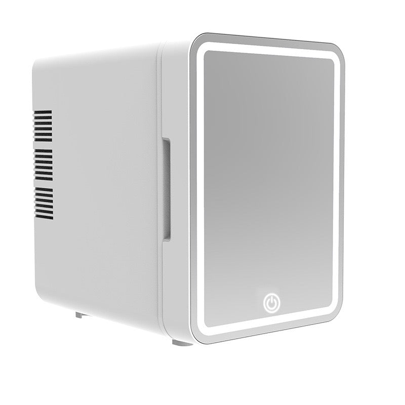 Mini Multifunction Cosmetic Refrigerator With Mirror.