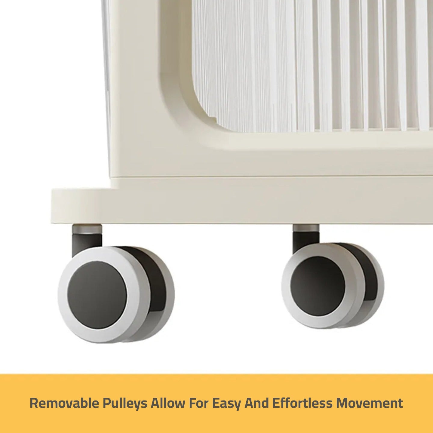 Wheels Of Multifunctional Storage Trolley Rack.