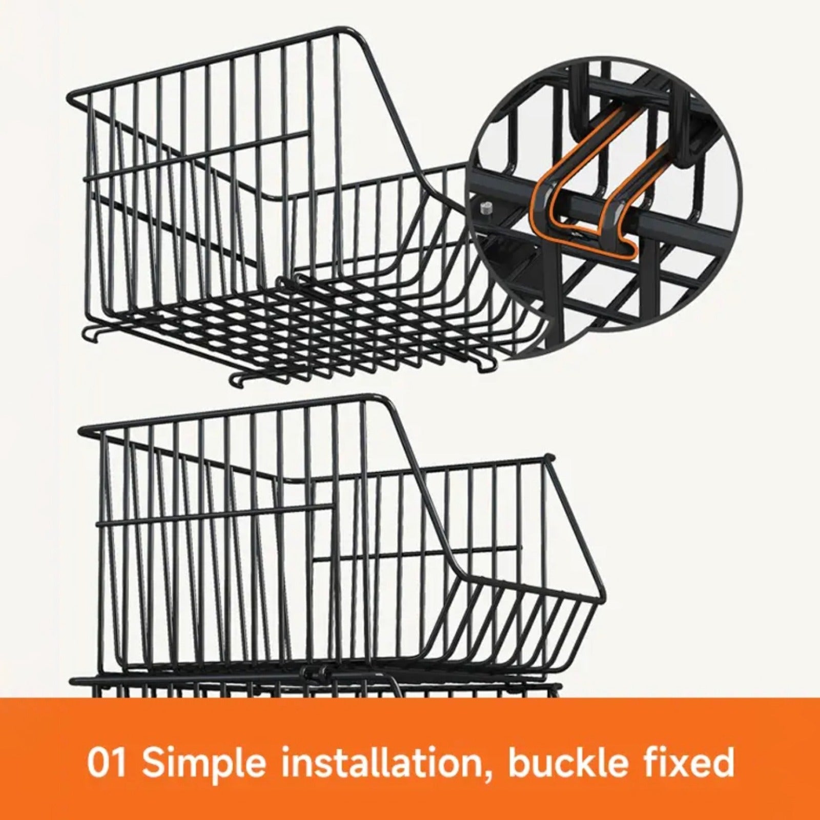 Installation Of Multipurpose Storage Organizer Cart.