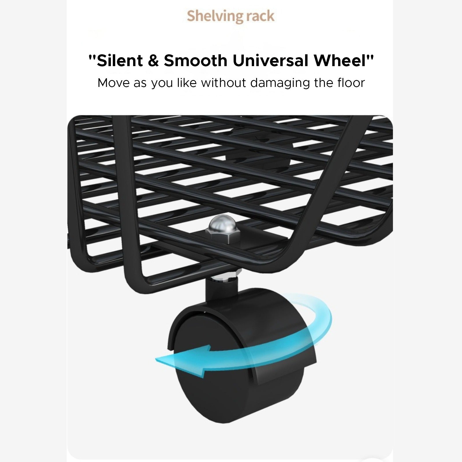 Wheel Of Multipurpose Storage Organizer Cart.