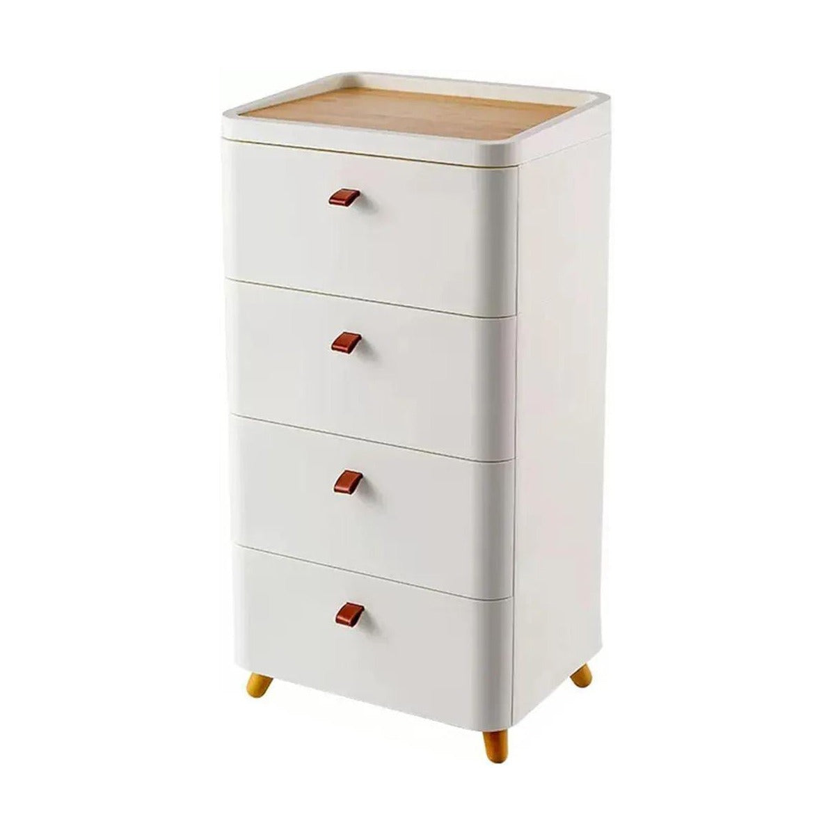 4 Layer Simple Narrow Drawer Type Storage Stand.