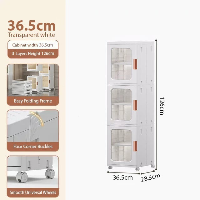 Narrow Tall Floor Storage Cabinet with its size