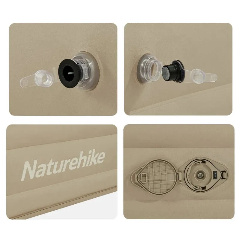 Portable Inflatable Mattress for Outdoor Camping Travel with Built-in Inflating Pump